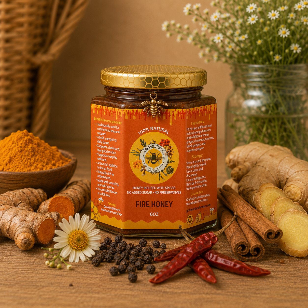 Fire Honey Blend Traditional Warming Therapy